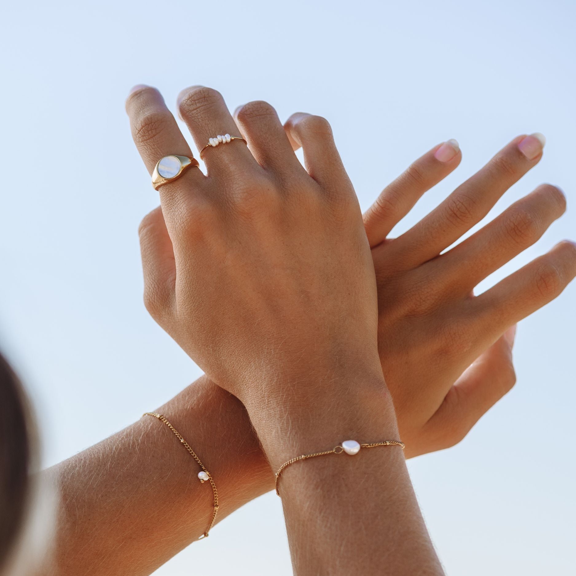 Mini Pearls Design Ring