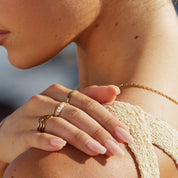 Mini Pearls Design Ring