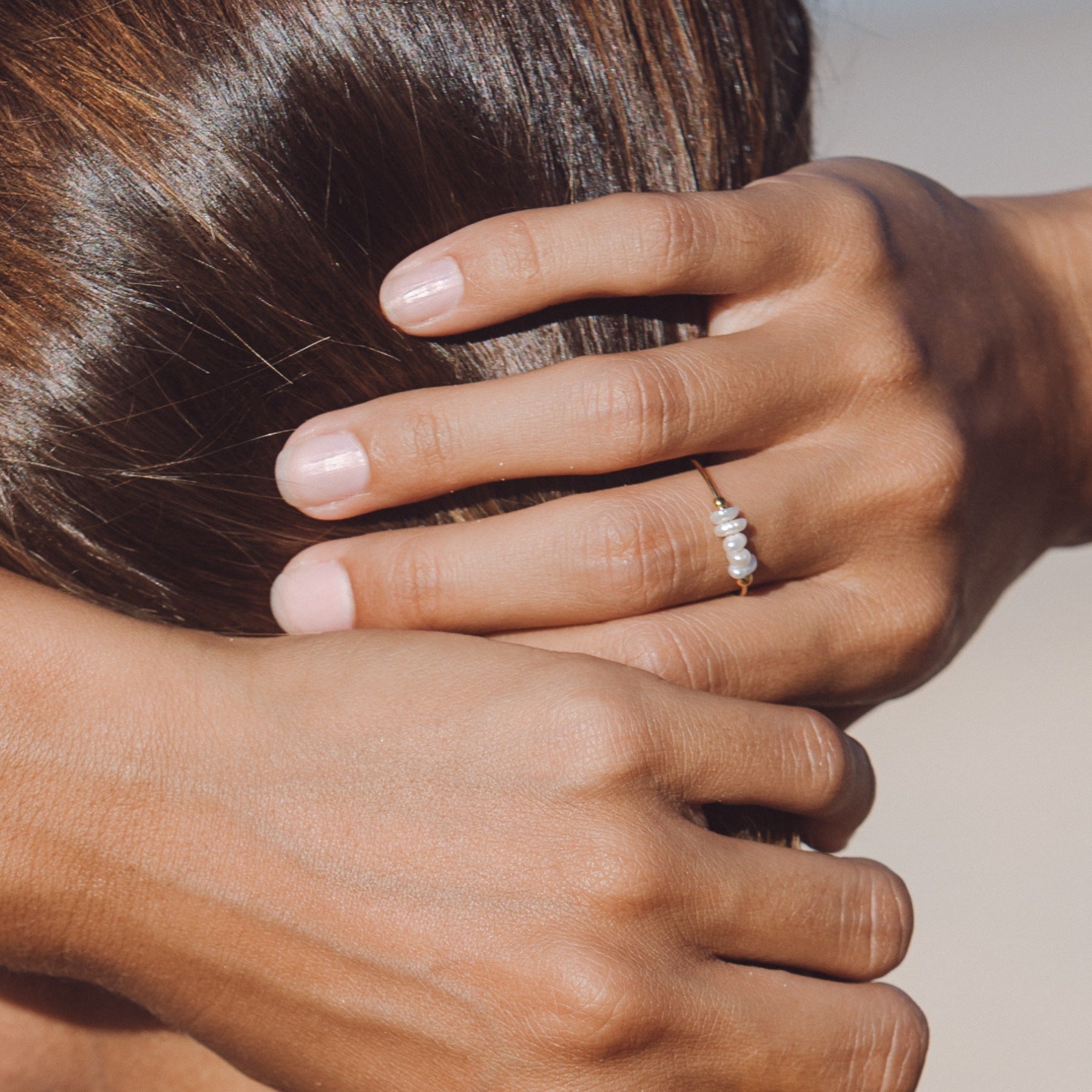 Mini Pearls Design Ring