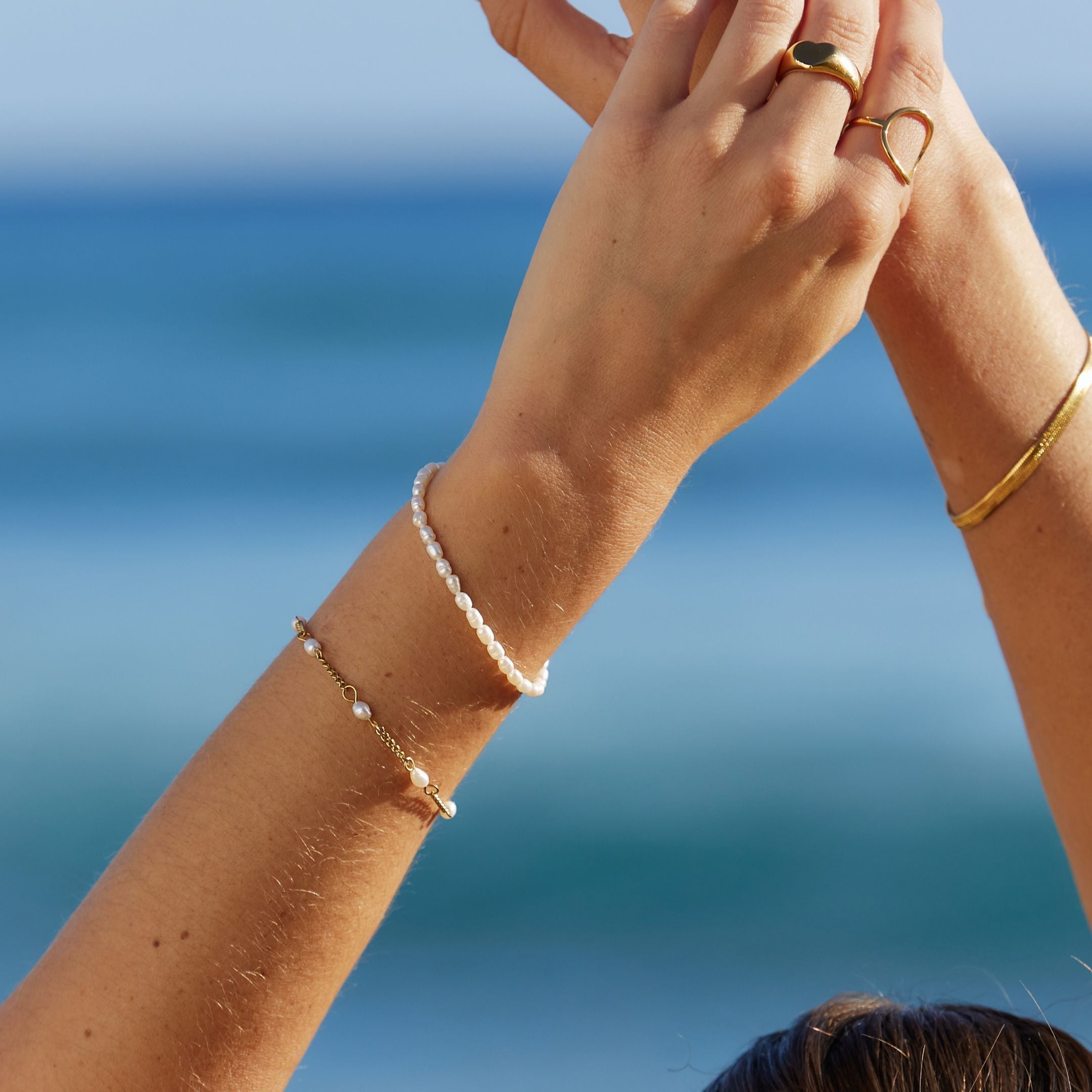 Stylish Pearl Design Bracelet