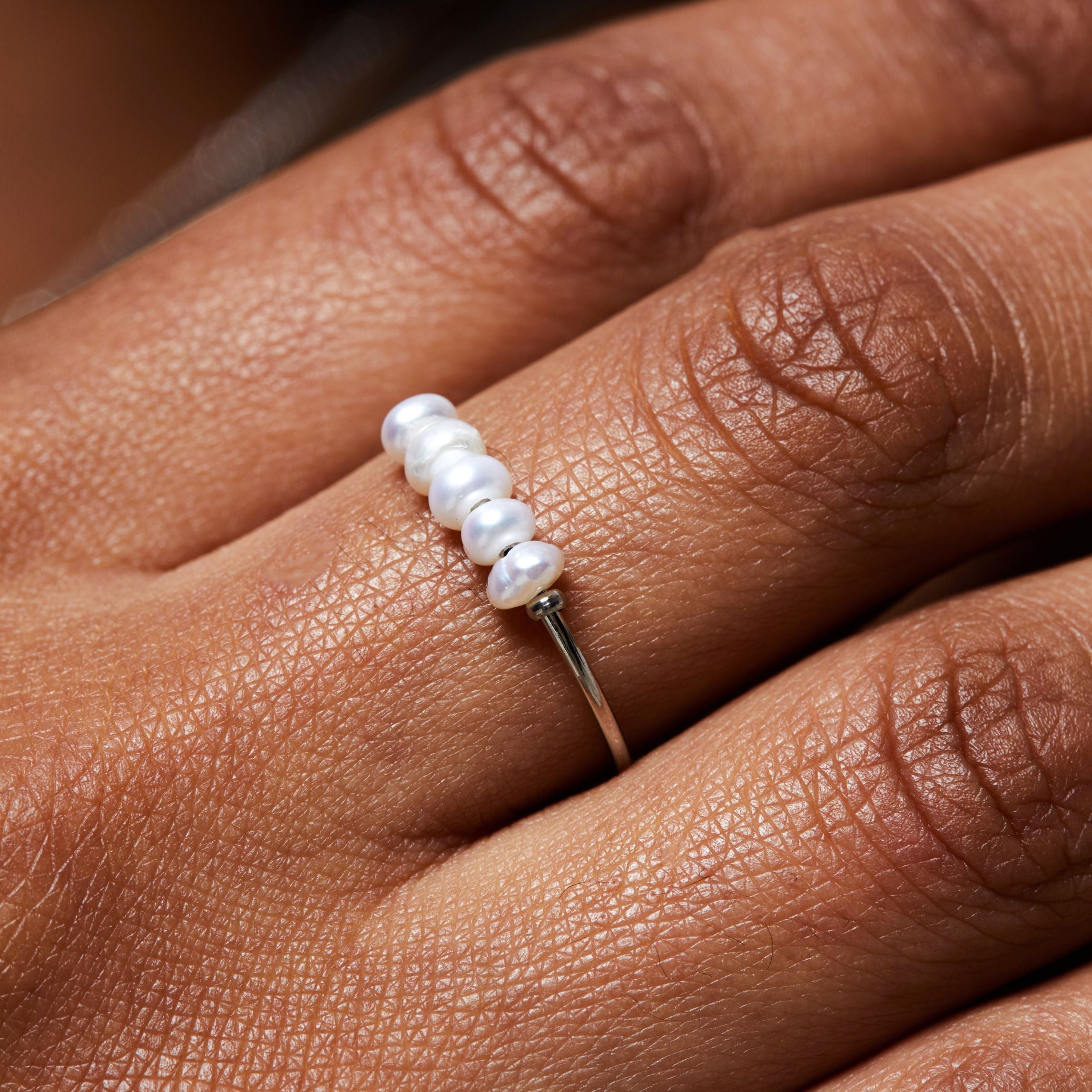 Mini Pearls Design Ring